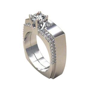 Modern Wedding Bands Engagement Rings